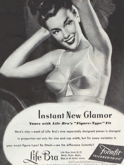 1940s FORMFIT GIRDLE vintage fasion illustration advertise…