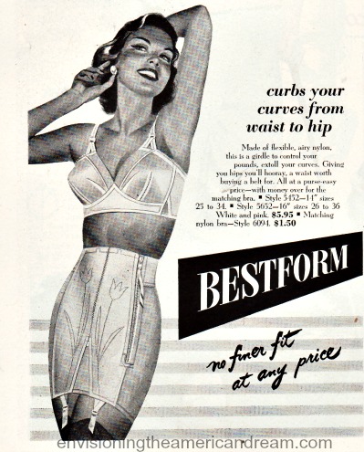 1950 Gossard Girdles Vintage Fashion Advert