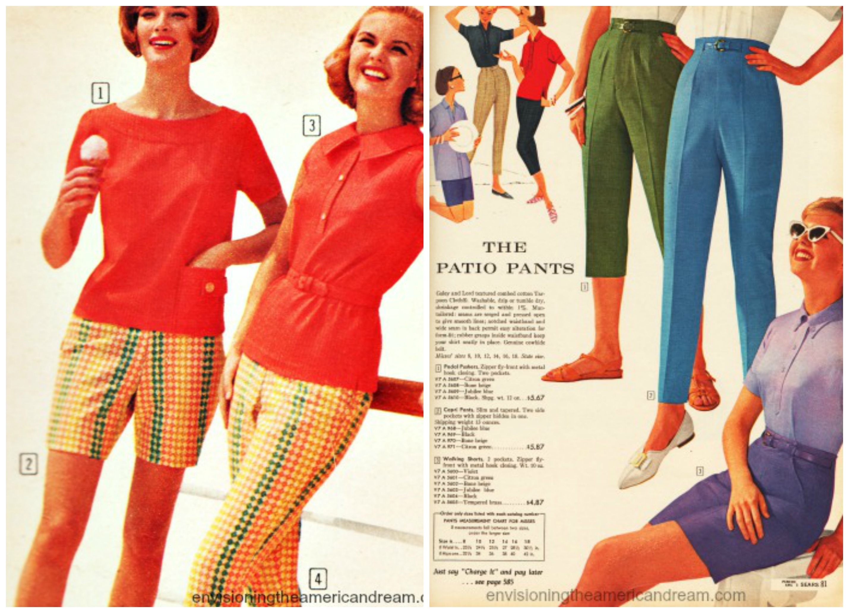 1960s casual women's fashion