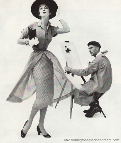 Paris artist and model 1950's