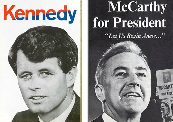 Kennedy Robert McCarthy 1968 Campaign Posters