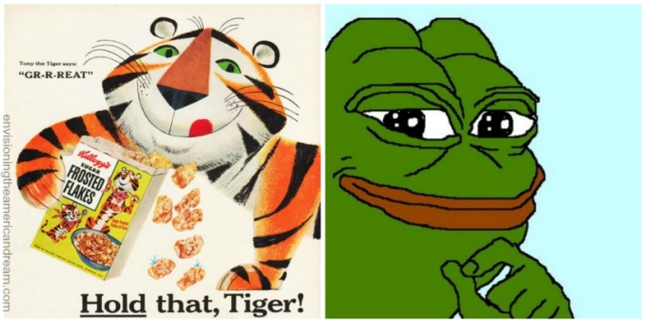 tony-tiger-pepe the frog